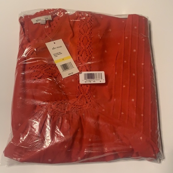 Ella Moss Lyra Puffed Pintucked Woven Blouse - Picture 15 of 15